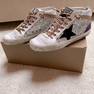 Golden Goose mid star glitter